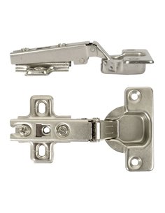 Bisagra cazoleta EHL + tornillos + clip desmontable Tipo brazo Recto