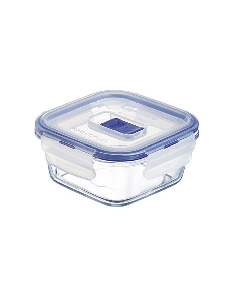 Fiambreras herméticas cuadradas LUMINARC Pure Box Active Capacidad 380 ML