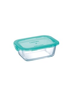 Fiambreras rectangulares LUMINARC Keep'n Box Capacidad 1220 ML