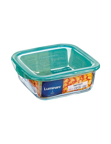 Fiambreras cuadradas LUMINARC Keep'n Box Capacidad 760 ML