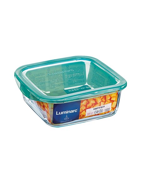 Fiambreras cuadradas LUMINARC Keep'n Box Capacidad 760 ML