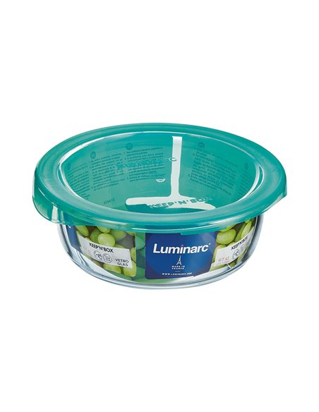 Fiambreras  redondas LUMINARC Keep'n Box Capacidad 680 ML
