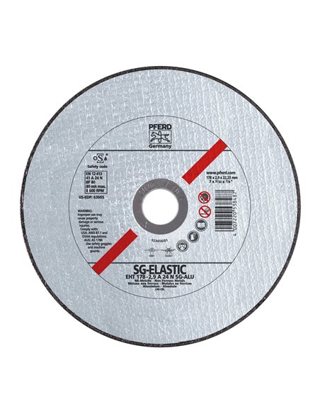 Disco fino de corte de aluminio PFERD EHT