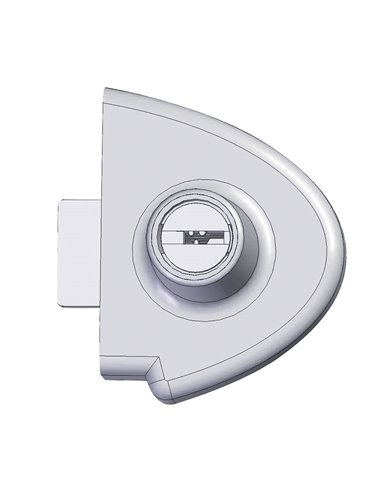 Cerradura para mueble de cristal AGA mod. 359