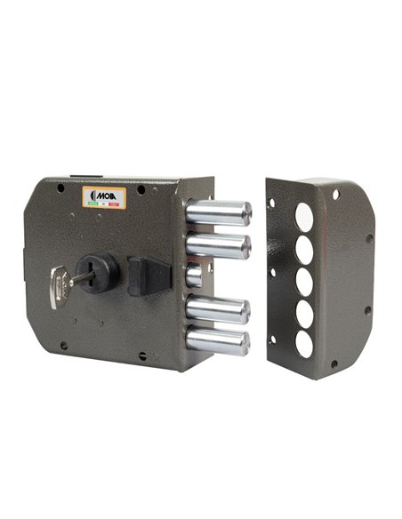 Cerradura de sobreponer MOIA modelo 432 Mano Derecha