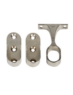 Soporte barra armario EHL 2 lateral + 1 central