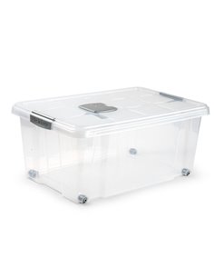 Caja ordenación multiusos translúcido Capacidad 36 L