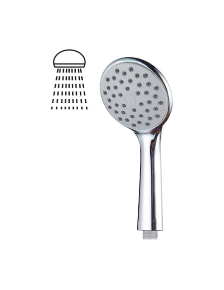 Conjunto mango ducha y flexo HABITEX Inox