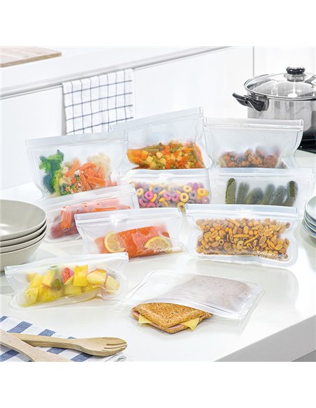 Set de 10 bolsas reutilizables para alimentos INNOVAGOODS Freco