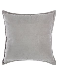 Cojin desenfundable Lilou 45x45 cm Color Gris claro