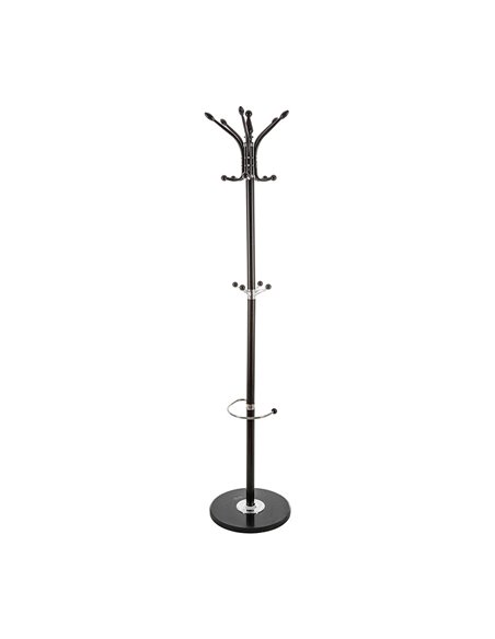 Perchero/paragüero metálico negro ø37xh.182 cm.