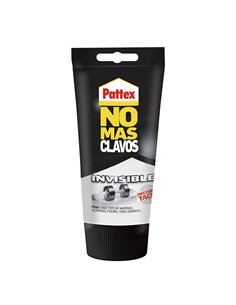 Pattex No Más Clavos Adhesivo de montaje color transparente, tubo 120gr