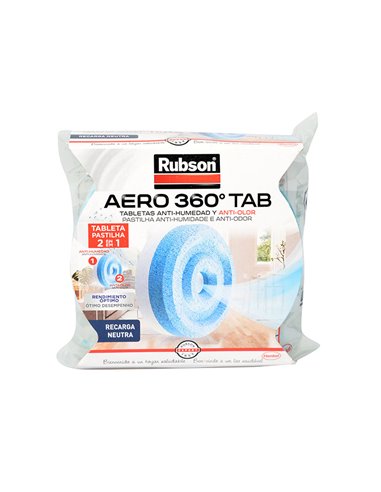 Recambio universal RUBSON Aero 360 para deshumidificador neutro