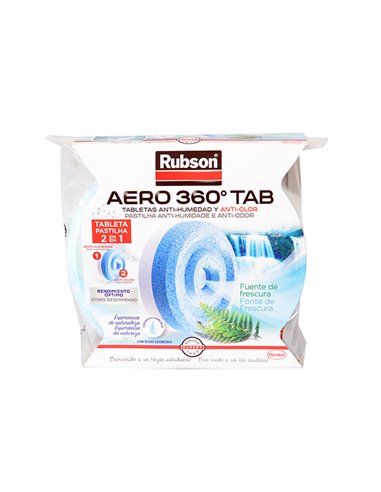 Recambio universal RUBSON Aero 360 para deshumidificador Fuente de frescura