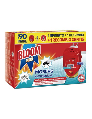 Antimosquito eléctrico BLOOM líquido Max