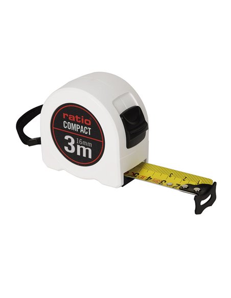 Flexómetro RATIO COMPACT 3 m x 16 mm