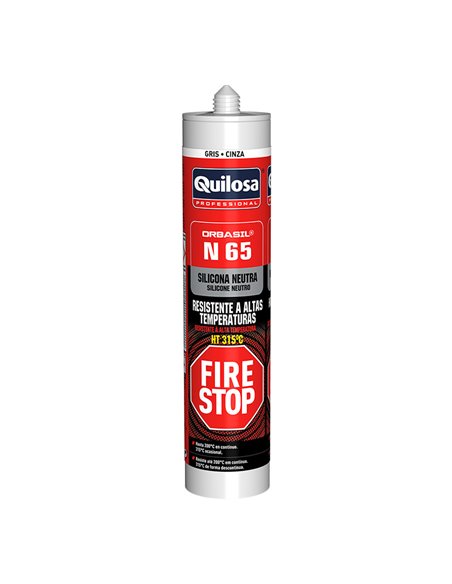 Silicona neutra altas temperaturas QUILOSA Fire Stop N-65