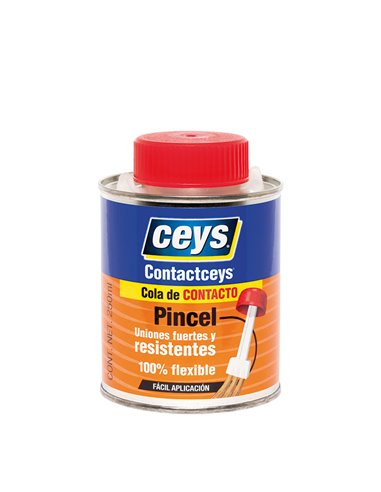 Adhesivo cola contacto CEYS pincel, 250ml