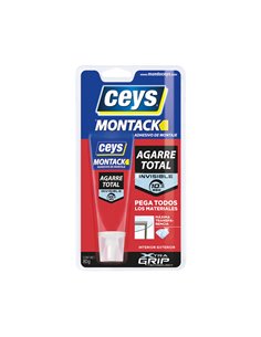 Adhesivo montaje CEYS Montack xpress transparente, 80gr