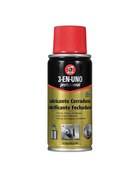 Lubricante spray especial cerraduras 3-EN-UNO