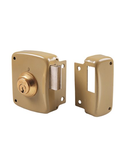 Cerradura sobreponer LINCE modelo 5124A 100 mm Mano Derecha