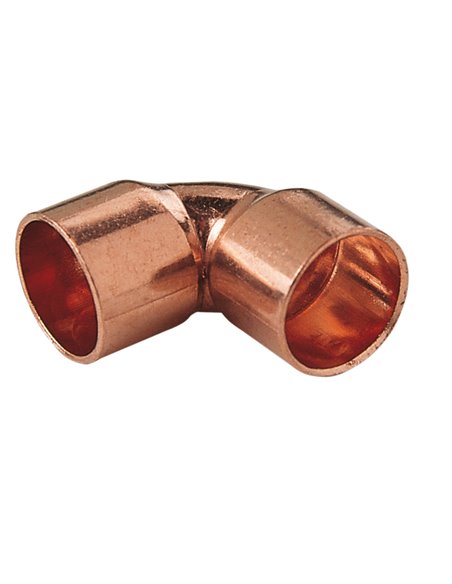 Racor cobre COASOL codo 90º Diámetro 12 MM