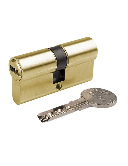 Cilindro TESA ASSA ABLOY T-60 latonado 70 mm 30-40 mm