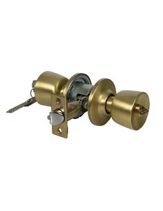 Cerradura pomos TESA ASSA ABLOY modelo 3500 Acabado/s Latonado mate