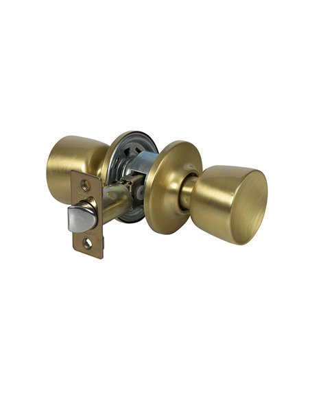 Cerradura pomos TESA ASSA ABLOY modelo 3505 Acabado/s Latonado mate