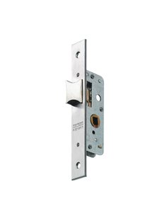 Cerradura de embutir MCM carpintería metálica modelo 1548 Distancia entre eje de llave y extremo de puerta 21 MM