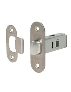Cerradura picaporte EHL canto redondo cromo. 20 unidades Anchura 60 MM