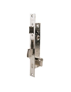 Cerradura embutir carpintería metálica TESA ASSA ABLOY modelo 2240 Distancia entre eje de llave y extremo de puerta 20 MM