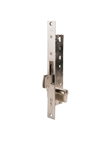 Cerradura embutir carpintería metálica TESA ASSA ABLOY modelo 2241 Distancia entre eje de llave y extremo de puerta 25 MM