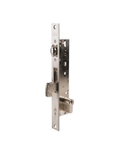 Cerradura embutir carpintería metálica TESA ASSA ABLOY modelo 2246 Distancia entre eje de llave y extremo de puerta 25 MM
