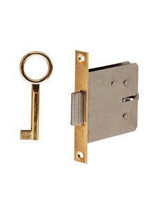 Cerradura embutir muebles Distancia entre eje de llave y extremo de puerta 20 MM