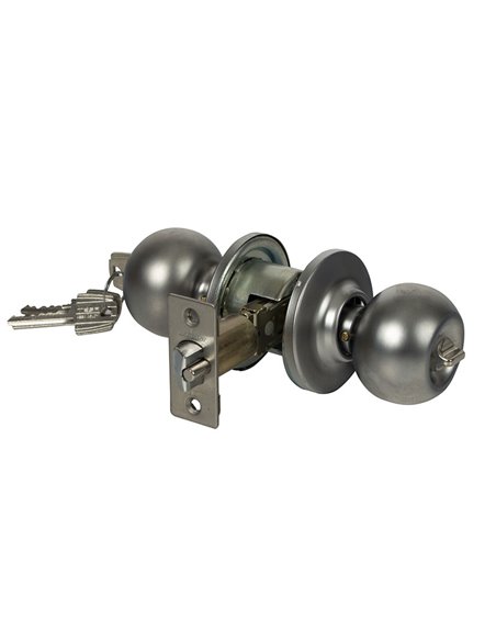 Cerradura pomos TESA ASSA ABLOY  modelo 3900 Acabado/s Cromado mate