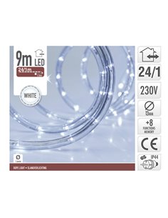 Kit manguera luminosa 9 m microLED para exterior Tono luz Blanco frío