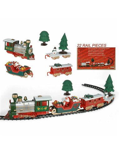 Tren Navidad 22 piezas