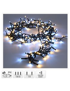 Guirnalda Led decorativa color frío/cálido Cantidad Led 400
