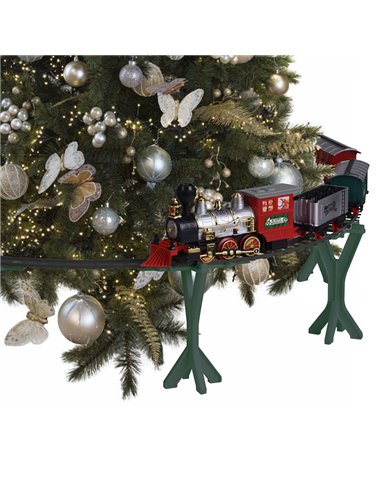 Tren elevado para árbol de Navidad 36 piezas