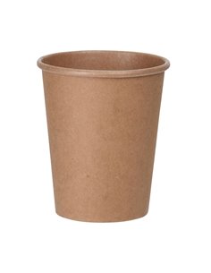 Set 10 Vasos desechables de papel Kraft