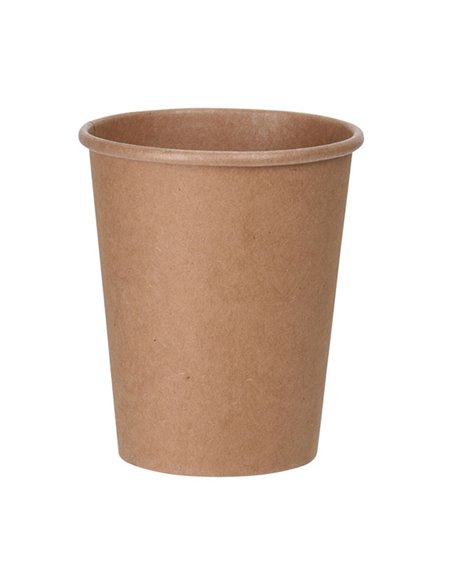 Set 10 Vasos desechables de papel Kraft