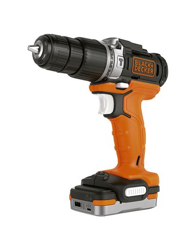 Taladro percutor batería BLACK&DECKER BDCHD12S1-XJ