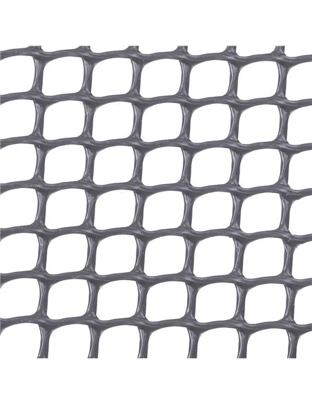 Malla plástica cuadrada INTERMÁS cuadro 1x1 Color Plata
