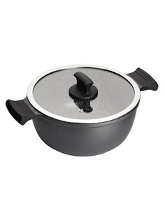 Cacerola alta con tapa serie Absolut Black Diámetro 20 CM