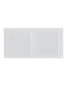 Rejilla de ventilación sin mosquitera FEPRE aluminio blanco  5 unidades Dimensiones 15x30 CM