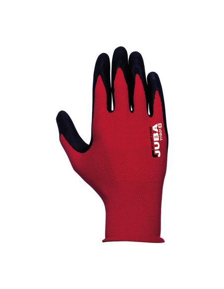 Guantes JUBA Eco-nit Foam Talla mano 8