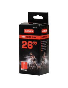 Cámara de aire para bicicletas RATIO schrader  5 unidades Pulgadas 26-27,5 IN