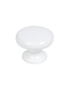 Pomo ESTAMP blanco 30 mm