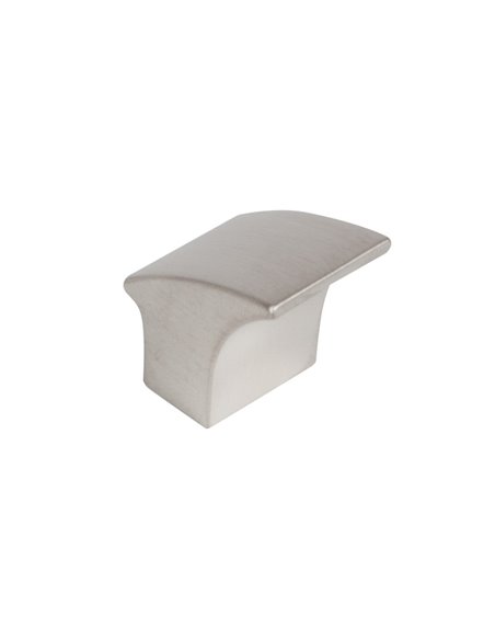Pomo ESTAMP niquel cepillado 30x22 mm